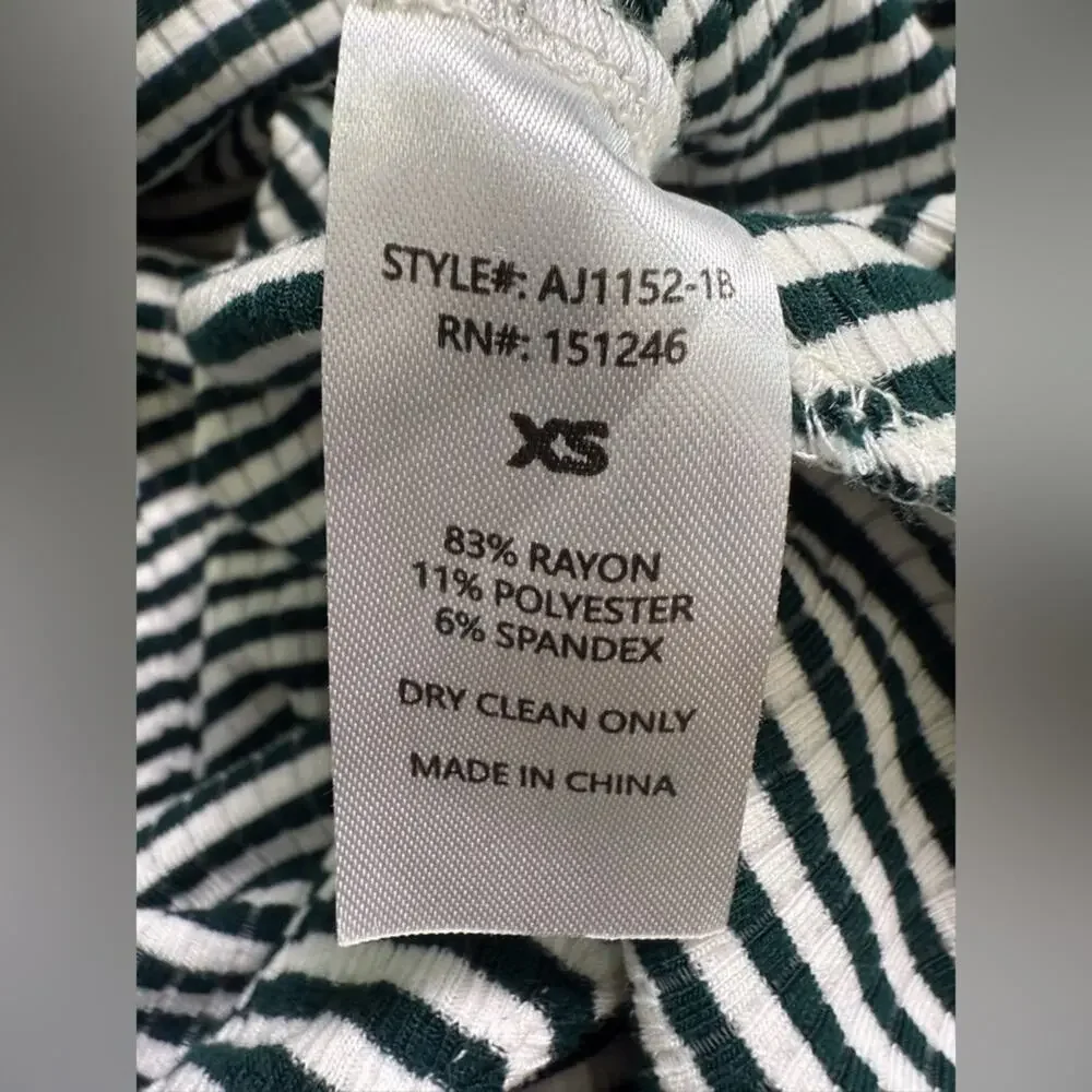 Called to Surf Brass And Roe Striped Pajama Lounge Jumpsuit Green Size XS